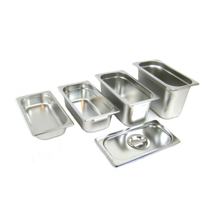 Pojemnik GN 1/2 ze stali nierdzewnej Mega-M 32,5x26,5x6,5 cm