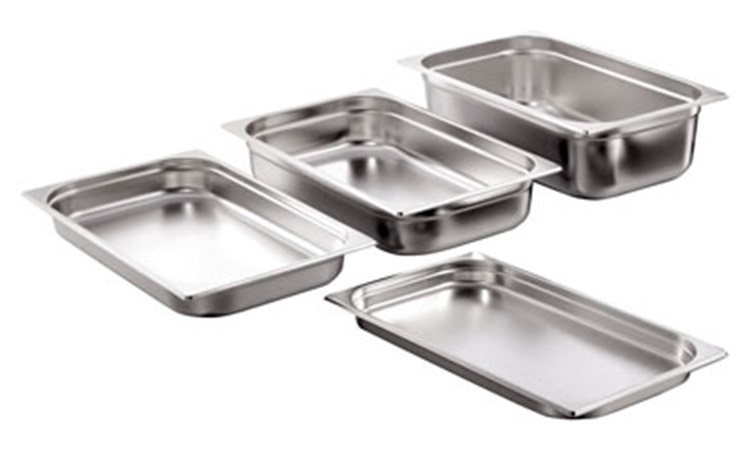 Pojemnik GN 1/2 ze stali nierdzewnej Mega-M 32,5x26,5x6,5 cm