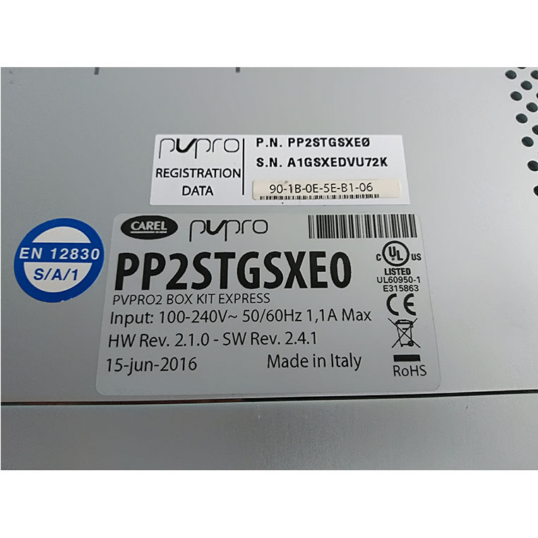 System CAREL PVPRO PP2STGSXE (z kodem)