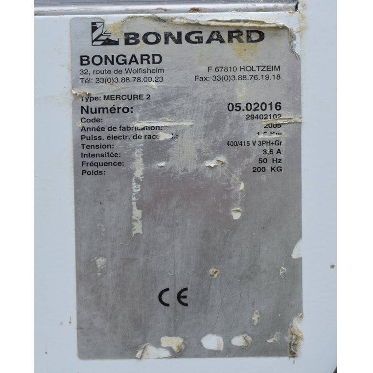 Dzielarka do ciasta hydrauliczna BONGARD Mercure 2
