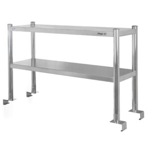 Nadstawka na stół gastronomiczny Mega-M 150x30x60(H) MM-C102606 stal nierdzewna