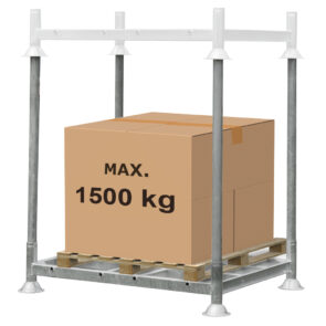 Zdjęcie produktu: Manurack Mega-M paleta słupkowa 154,5x118x31 cm - pojedynczy mobilrack