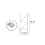 Zdjęcie produktu: Rama MGL MAGO HX82 H-200 cm G-75 cm W-8.2 cm szara (w elementach)