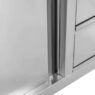 Stół gastronomiczny roboczy z szafką i szufladami Mega-M 140x70x85(H) stal nierdzewna MM-C103105