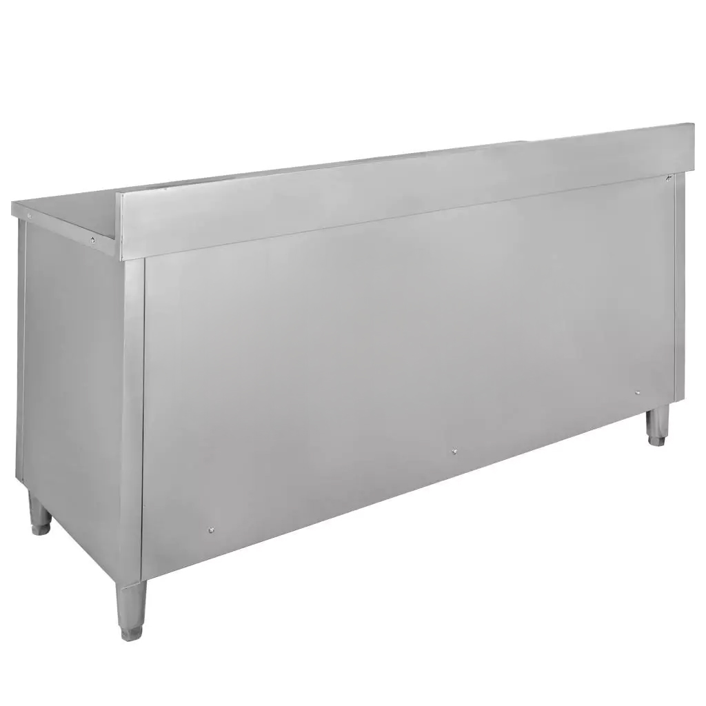 Stół gastronomiczny roboczy z szafką i szufladami Mega-M 140x70x85(H) stal nierdzewna MM-C103105