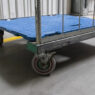 Kółko w wózku transportowym rollkontenerze