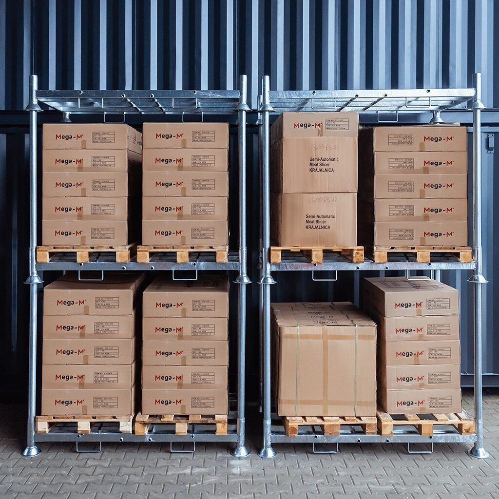 Paleta słupkowa, manurack, mobilrack, regał słupkowy regał magazynowy mobilny