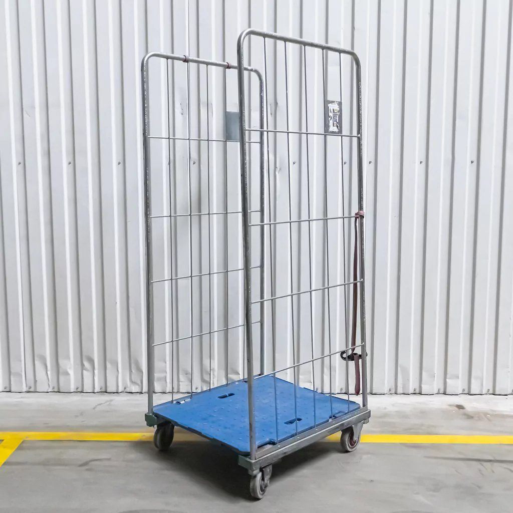 Wózek transportowy dwuścienny rollkontener