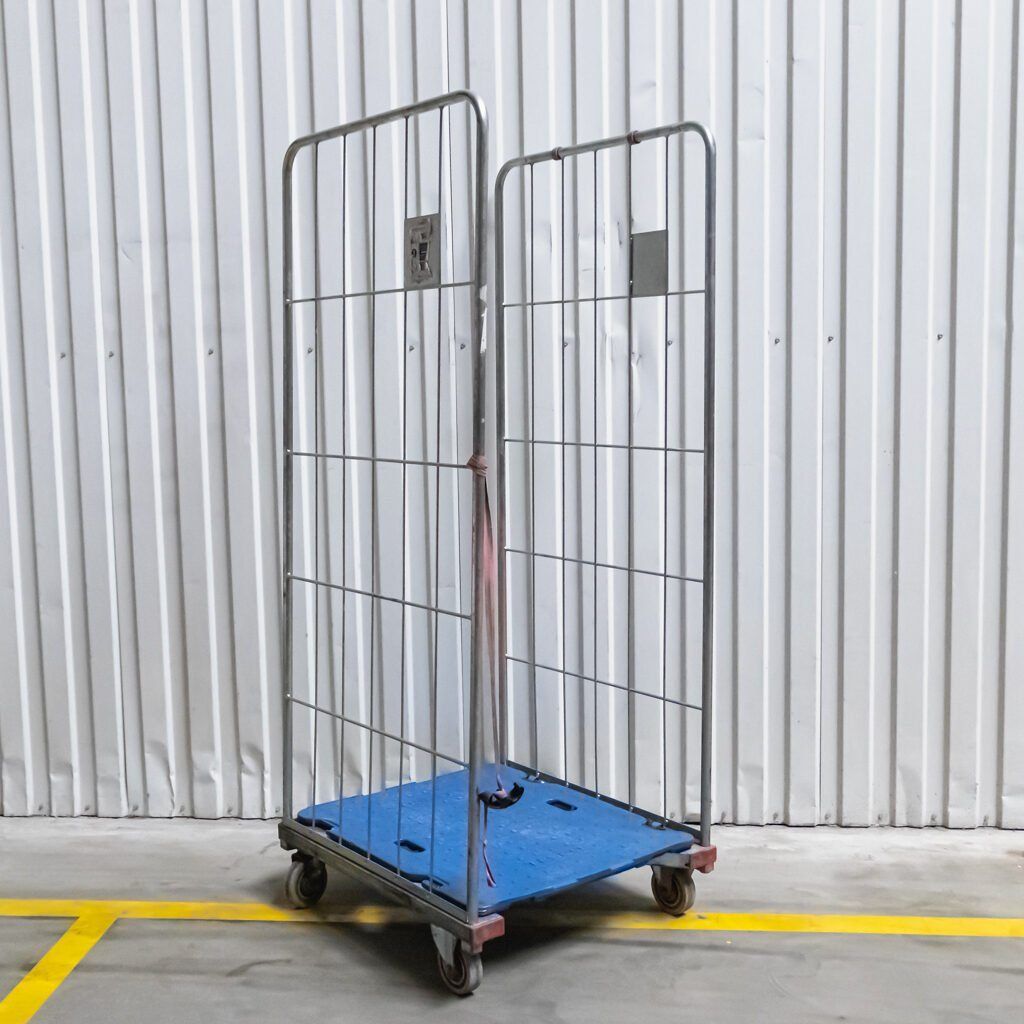 Rollkontener wózek siatkowy transportowy
