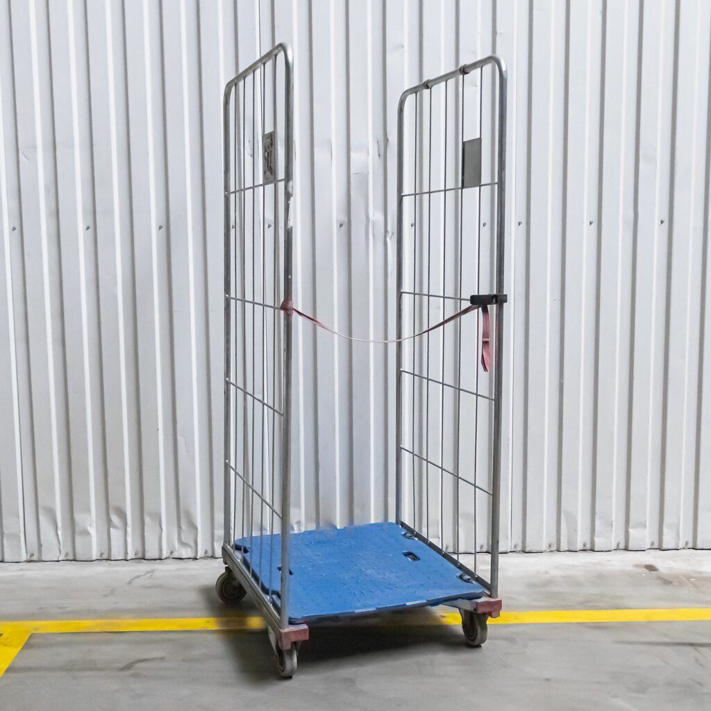 Rollkontener wózek siatkowy transportowy