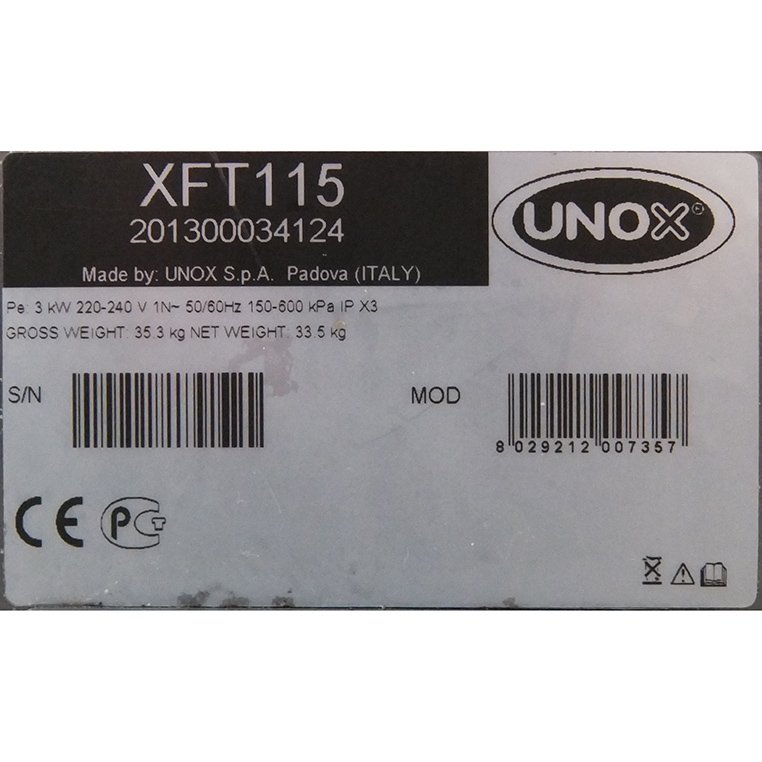 Piec konwekcyjno parowy Unox XFT115 Stefania