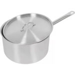Zdjęcie produktu: Rondel z pokrywką ze stali nierdzewnej Mega-M 9,8L 28x16 cm