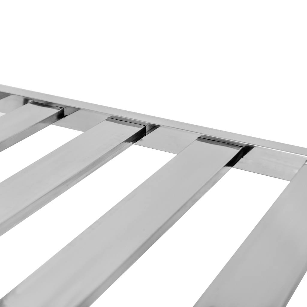 Regał gastronomiczny Mega-M z 4 półkami 180x60x155 cm stal nierdzewna