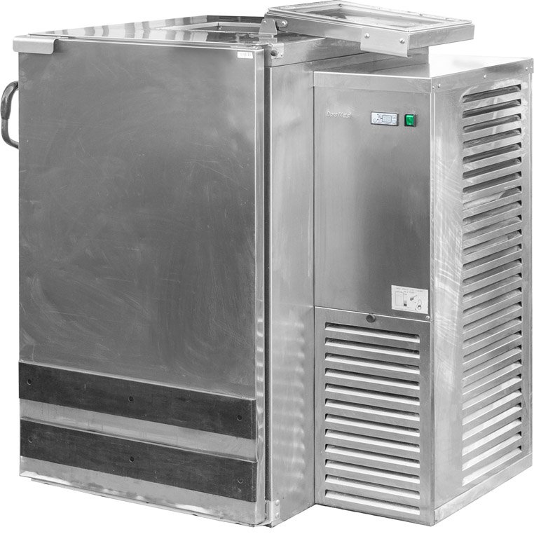 Schładzarka na odpady Dora Metal 108x89x129 cm stal nierdzewna