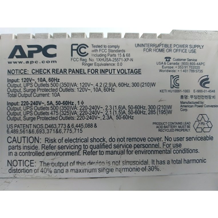 UPS APC Back-UPS CS 500