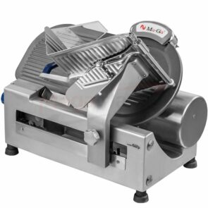 Zdjęcie produktu: Krajalnica do wędlin sera z powłoką teflonową Ma-Ga 612pT wymiar ostrza 30 cm moc 250 W