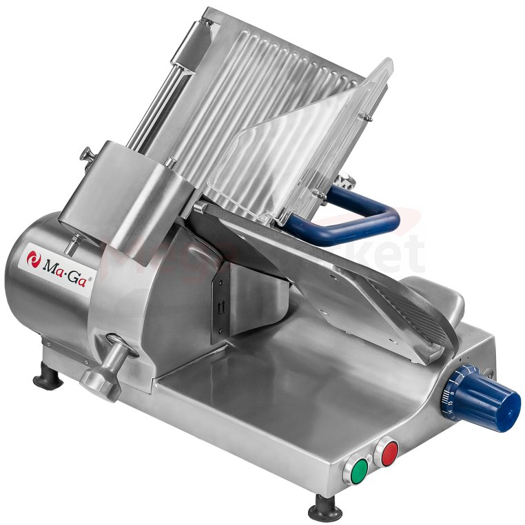 Krajalnica do wędlin sera z powłoką teflonową Ma-Ga 310p2T wymiar ostrza 25 cm moc 160 W