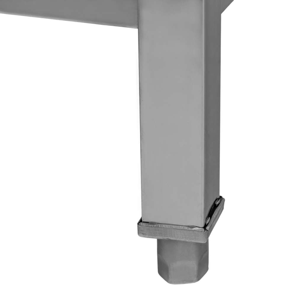 Zlew gastronomiczny ze stali nierdzewnej 60x60x85 z syfonem