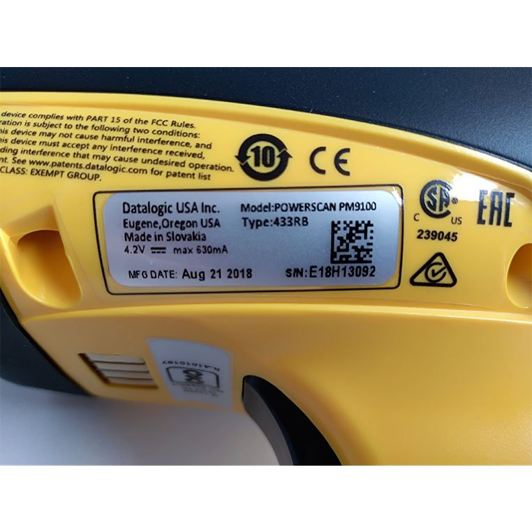 DATALOGIC PM9100-433RBK10