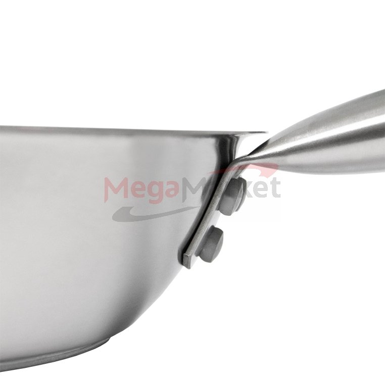 Patelnia nieprzywierająca ze stali nierdzewnej Mega-M ⌀24 cm
