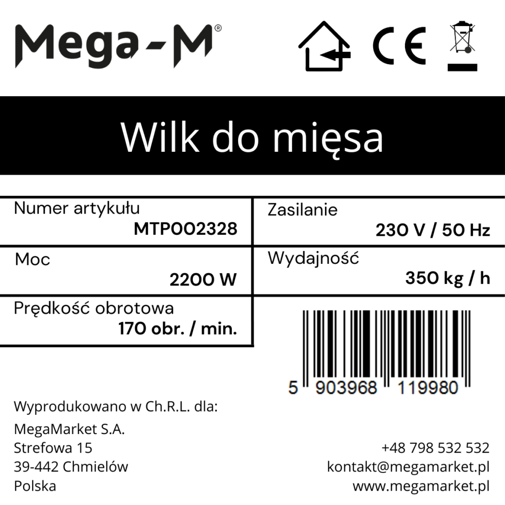 Wilk do mięsa Mega-M MTP002328