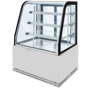Witryna-lada-gięta-szyba-chłodnicza-gastronomiczna-czarna-do-cukierni-na-ciasta-torty-przeszklona WCU 90 70 14 SG.I.AP (1)