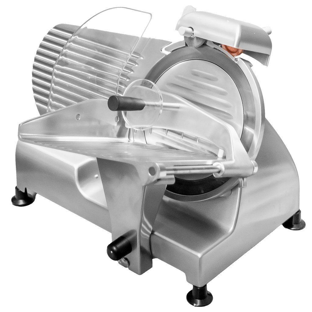 Krajalnica do wędlin sera Mega-M, moc 320 W, średnica ostrza 22 cm MTP000512