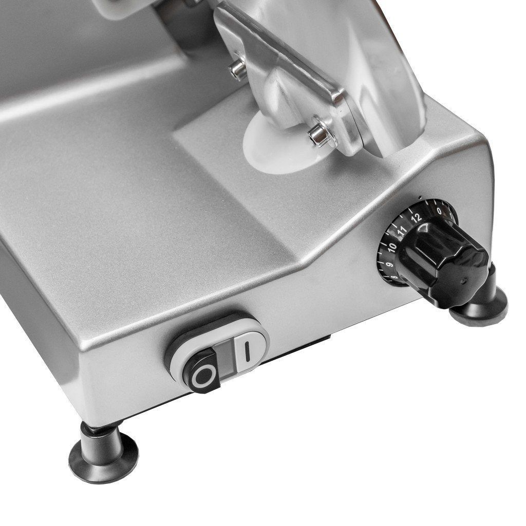 Krajalnica do wędlin sera Mega-M, moc 320 W, średnica ostrza 22 cm MTP000512