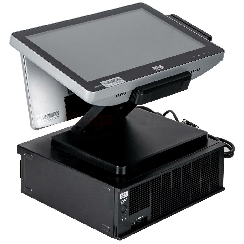 Komputerowy terminal POS z monitorami