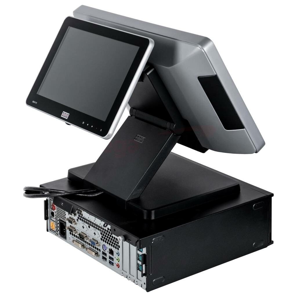 Komputerowy terminal POS z monitorami