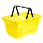Zdjęcie produktu: Koszyk sklepowy zakupowy Mega-M żółty