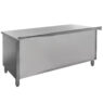 Stół gastronomiczny spawany z szafką Mega-M 180x70x85 cm stal nierdzewna MTP003585