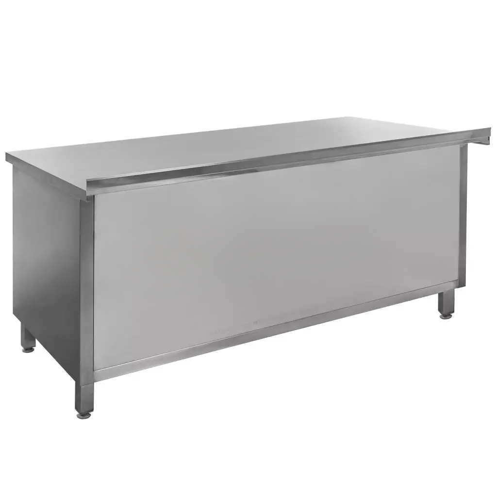 Stół gastronomiczny spawany z szafką Mega-M 180x70x85 cm stal nierdzewna MTP003585