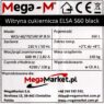 Witryna cukiernicza Mega-M CNC72 specyfikacja