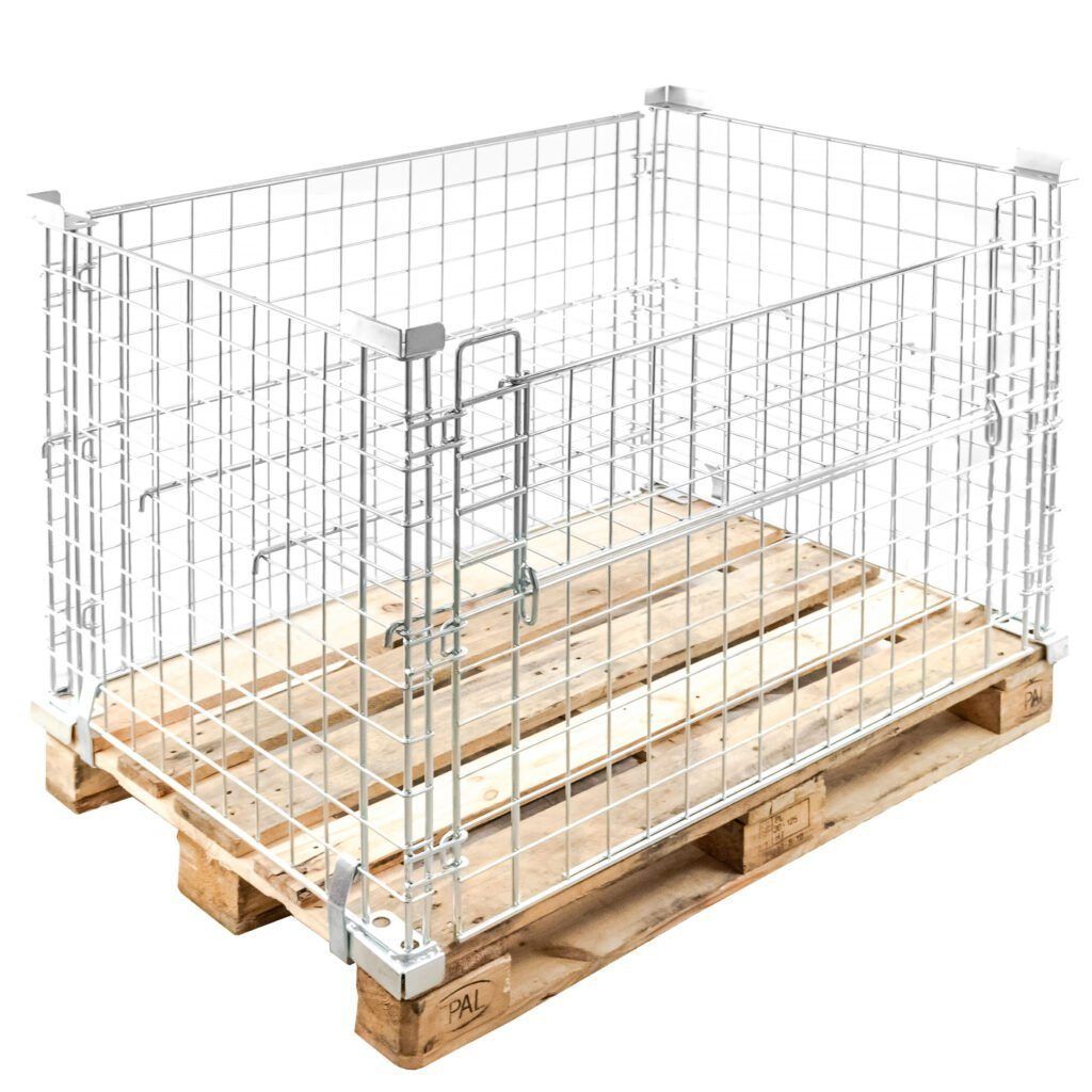 Półka do Gitterboxu nadstawki paletowej ocynk Mega-M 121x75 cm mtp001365