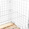 Półka do Gitterboxu nadstawki paletowej ocynk Mega-M 121x75 cm mtp001365