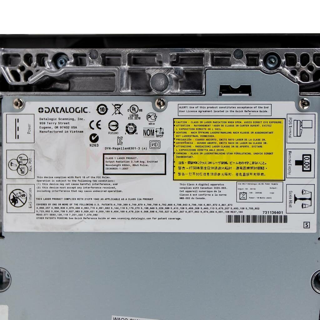 Tabliczka znamionowa wago-skanera do zabudowy ELZAB CAT 17 NEPTUN 2 + MGL 8300