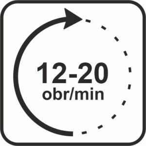 Prędkość obrotowa misy ze stali nierdzewnej do mieszałki do ciasta Mega-M