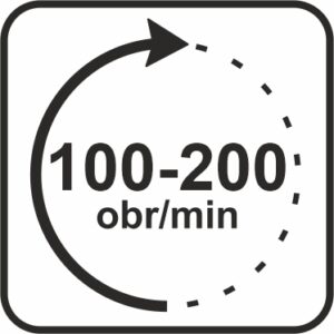 Prędkość mieszania w mikserze spiralnym Mega-M 80l do ciasta drożdżowego, na chleb, pierogi, pizzę