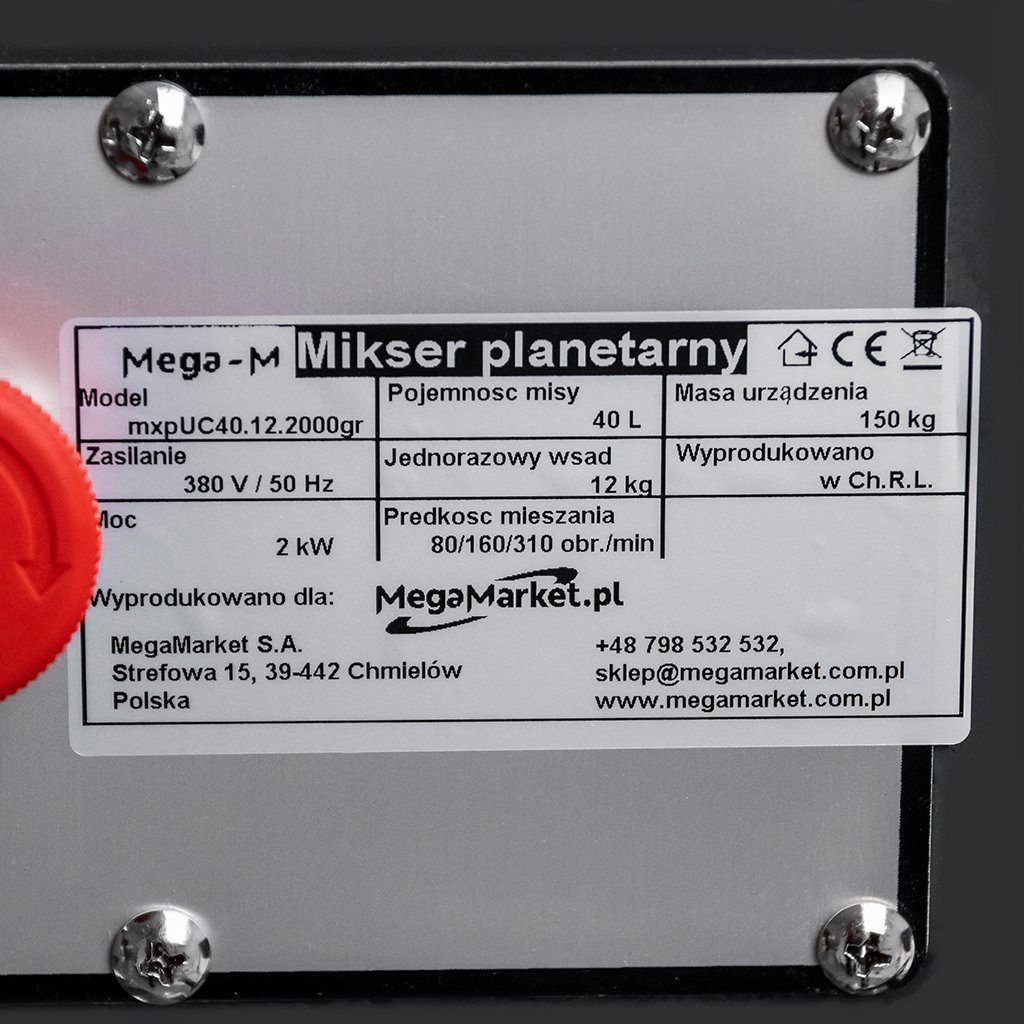 robot planetarny 40l