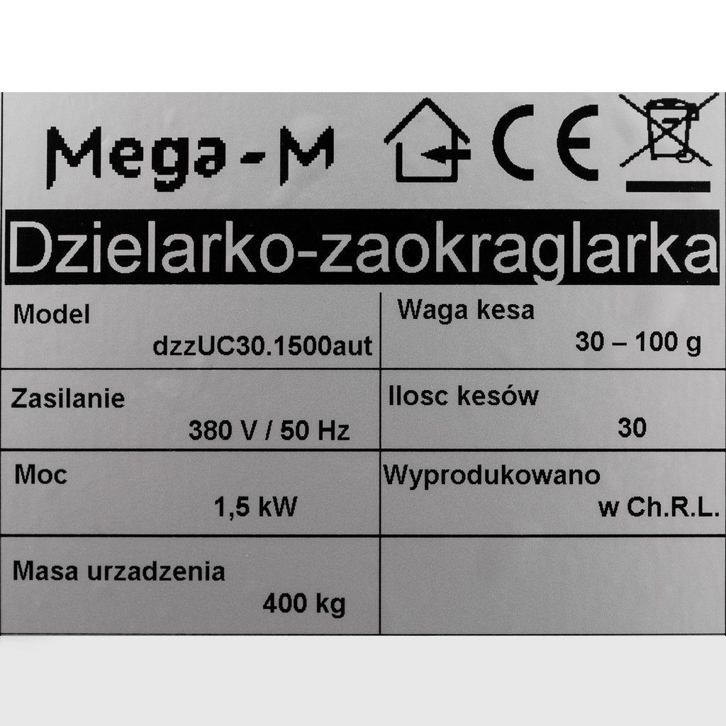 maszyna do dzielenia ciasta