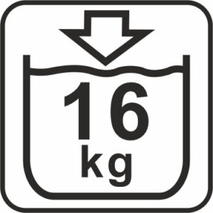 Jednorazowy wsad urządzeniach gastronomicznych ze stali nierdzewnej do profesjonalnej gastronomii Mega-M 16 kg