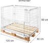 Gitterbox Kosz nadstawka na paletę Mega-M 120x80 cm mtp001667