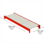 Zdjęcie produktu: Półka do regału magazynowego Mega-M FORTIS L-150 cm G-50 cm