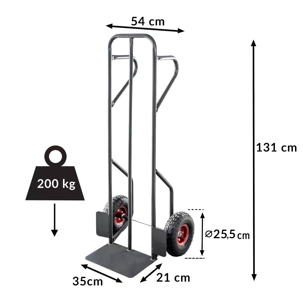 wózek młynarka 200kg TM220