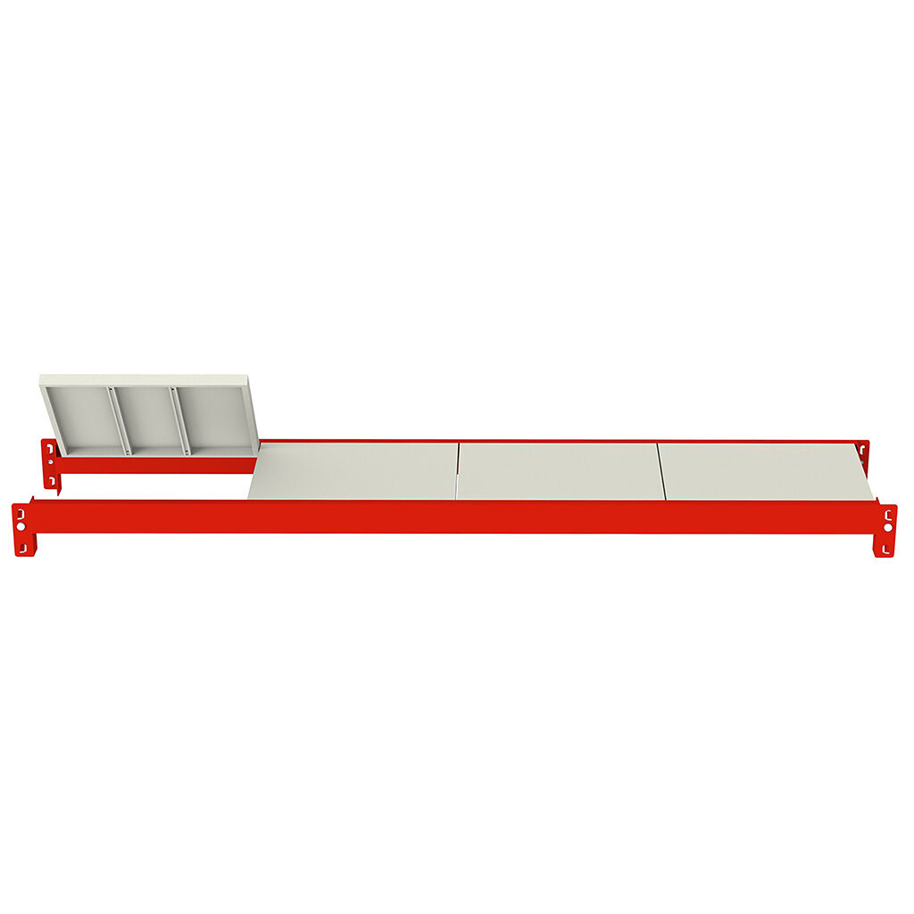Metalowe wypełnienia półki regałowej 200x40