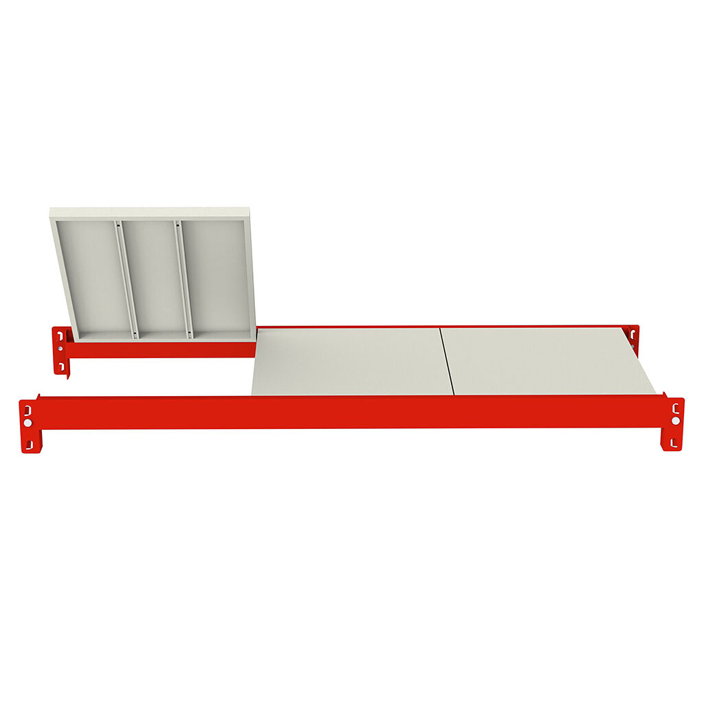 Wypełnienie metalowe do półki w regale magazynowym 150x60