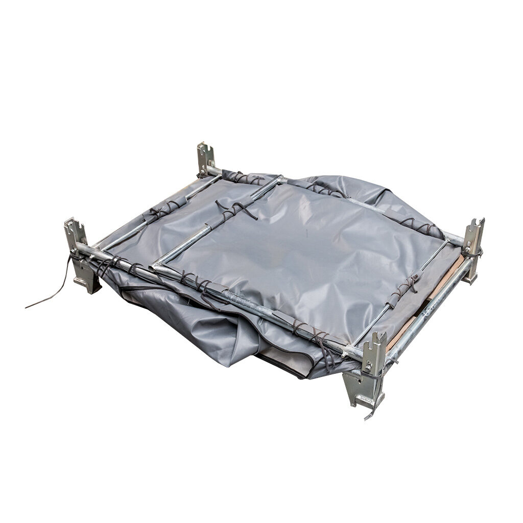 Mobilrack ZIP BAG paleta słupkowa z workiem złożona