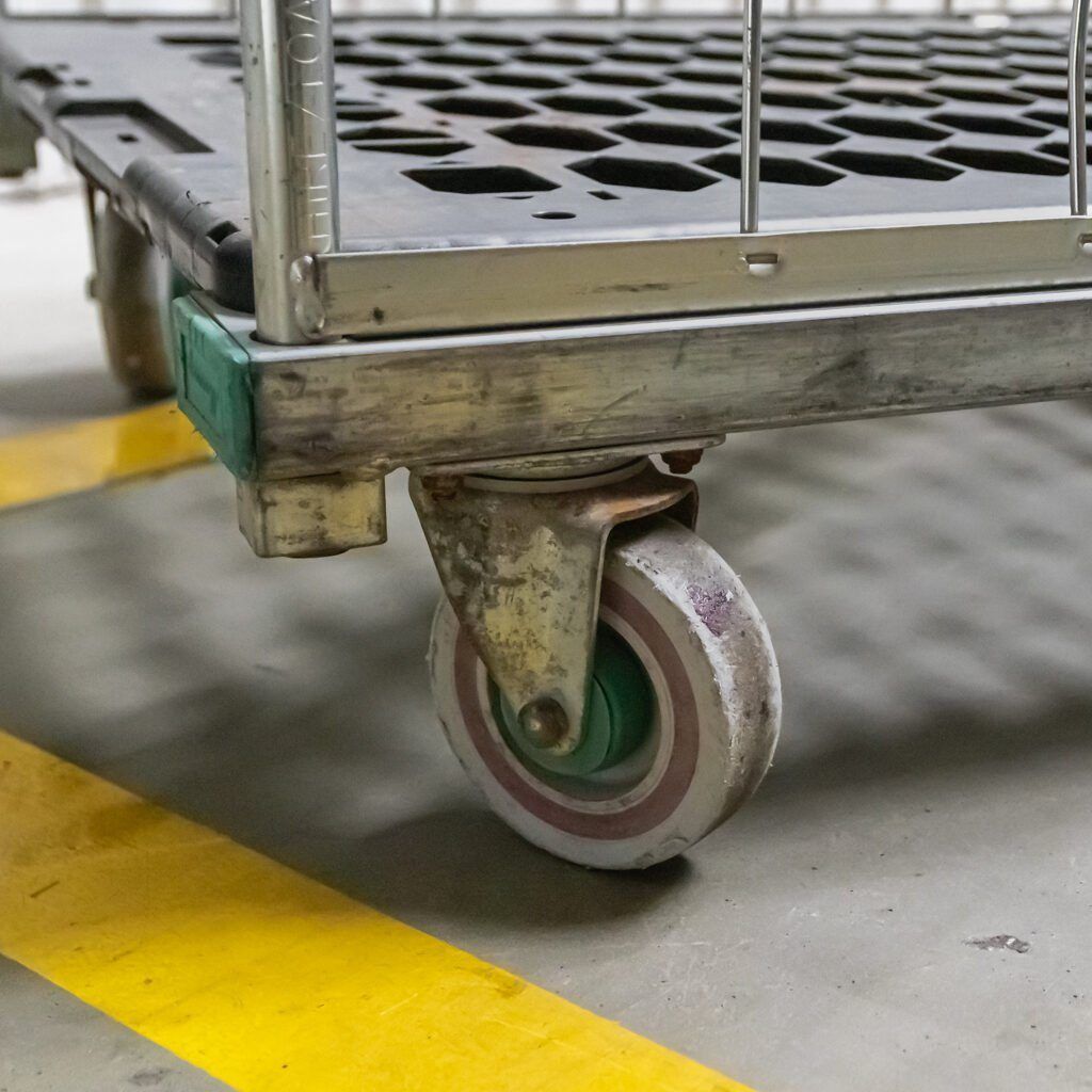 Kółko rollkontenera wózka transportowego