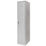 Zdjęcie produktu: Szafka BHP ubraniowa Mega-M pracownicza 1-drzwiowa S-36 cm szara